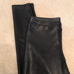 Black Pleather Leggings